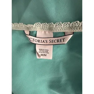 Victoria's Secret Blue Satin Lace Coquette Ballet Fairy Slip Dress Size Medium thumbnail 6