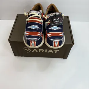 Ariat Women's Blue and Red Patterned Sneakers thumbnail 2