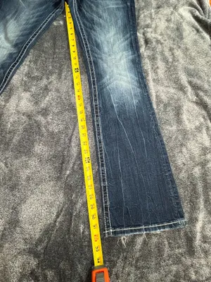 Miss Me Women Size 31 Bootcut Jeans Signature Stitch Medium Wash Flap Pocket Western Y2K thumbnail 8