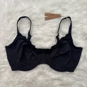 Skims Fits Everybody Lace Demi Underwire Bra Onyx Size 40H thumbnail 2