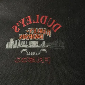 Harley Davidson Dudley's Frisco Long Sleeve Knit Shirt Black Fits Medium thumbnail 6