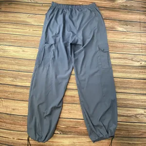 Love Women’s Gray Large Scrub Pants Solid Medical Uniform Drawstringa thumbnail 2