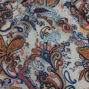 SHEIN Curve Floral V-Neck Paisley Print Blouse 2XL Plus Boho Dopamine 70s Look thumbnail 5