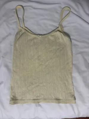 Yellow Brandy Melville Tank Top thumbnail 1