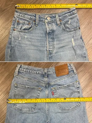 Levi’s Premium Ribcage Straight Ankle Jeans 26 Samba Done Distressed $108 thumbnail 8