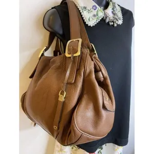cole haan brown leather shoulder bag thumbnail 7