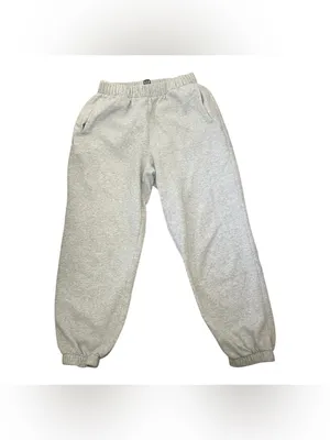 Gap Gray Drawstring Lounge Pants M thumbnail 3