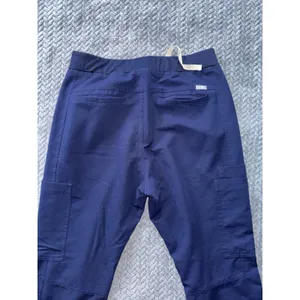 Figs Jogger Women Zamora Navy Blue‎ Taper Technical Scrub Size Medium Short thumbnail 7
