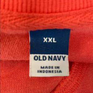 Old Navy Vibrant Corral Terry Crewneck Sweatshirt thumbnail 4