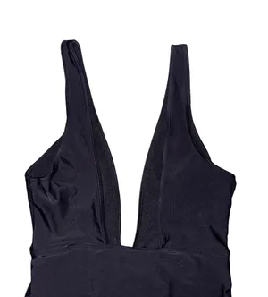 Black Plunge High Cut One Piece Swimsuit thumbnail 5