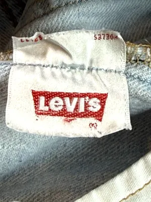 Levi’s Premium 501 Women’s W30 High Rise Cutoff Denim Shorts Distressed Blue thumbnail 8