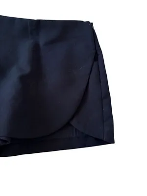 ZARA Black Mini Skirt Skort Size XS Womens thumbnail 4