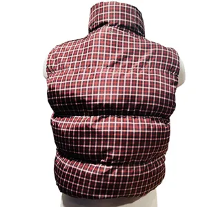 Madewell Cropped Puffer Vest in Plaid Size Medium thumbnail 9