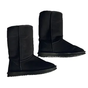 UGG Classic Tall Winter Snow Boots Women's size 9 Black Suede Sheepskin S/N 5815 thumbnail 2