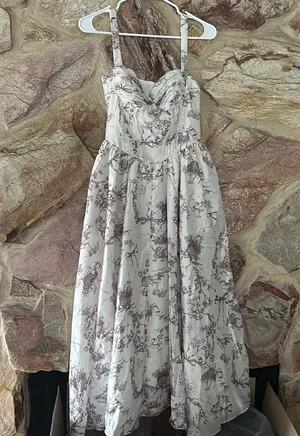 Commense Toile Print Corset Dress size xs thumbnail 3