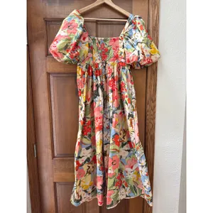NOBODY'S CHILD Nova Floral Print Midi Dress Size Medium thumbnail 6