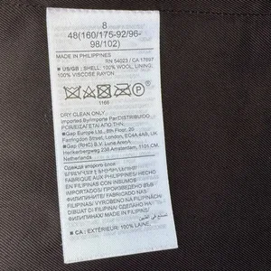 Banana Republic Classic 100% Wool Blazer Coat thumbnail 9