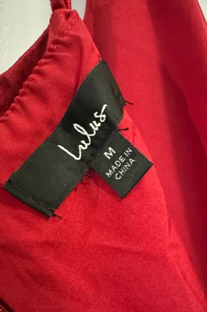 Lulus Red Dress thumbnail 4