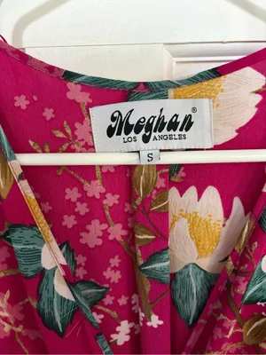 Floral wrap midi dress thumbnail 3