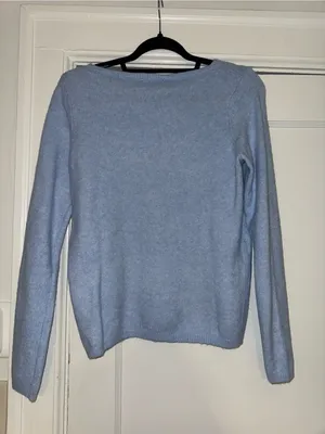 Mango Light Blue Crewneck Sweater thumbnail 2