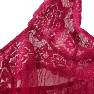 Victoria’s Secret Red Embroidered Adjustable Halter babydoll SZ S # 1611 thumbnail 6
