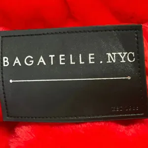 Bagatelle NYC Women's Red Faux Fur Fleece Asymmetric Zip Sweater Jacket Size M thumbnail 4
