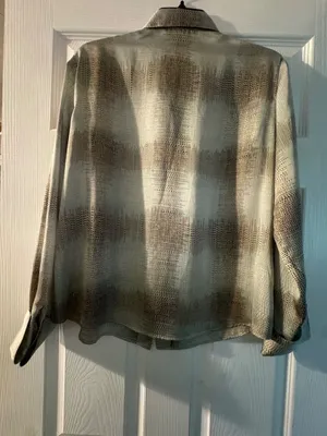 Plaid Long Sleeve Button Down thumbnail 2