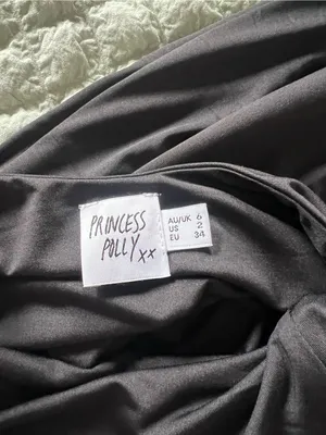 Princess Polly Black Halter Maxi Dress thumbnail 2