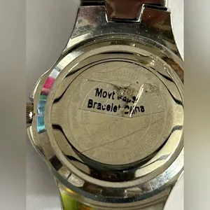 Panama Jack Women’s Silver Link and Blue Face Water Resistant Watch thumbnail 6
