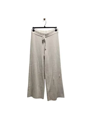 Spiritual Gangster High Rise Wide Leg Knit Sweater Pants Cream Size L Neutral thumbnail 2