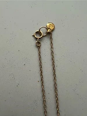 Gorjana Gold long hammered Necklace thumbnail 5