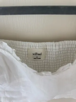 Aritzia Wilfred Wander Linen Blouse in White thumbnail 4