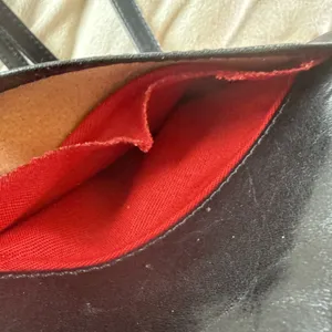 Hobo International Leather Low Profile Crossbody Bag Cellphone Pocket Some Wear thumbnail 7