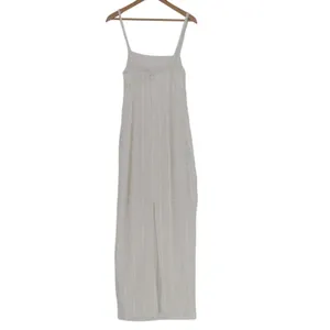 Lulus Sensational Invite Maxi Dress Womens Medium White Textured Knit Sleeveless thumbnail 4
