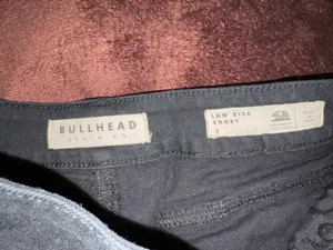 Bullhead Denim Co Black Denim Shorts thumbnail 3
