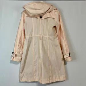 Michael Kors Women's Trench Coat With Buttons Pink Size XS FLAW thumbnail 13