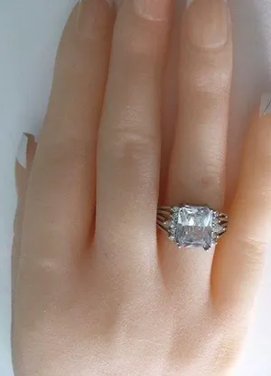 Sterling Silver Ring, Size 8 thumbnail 2