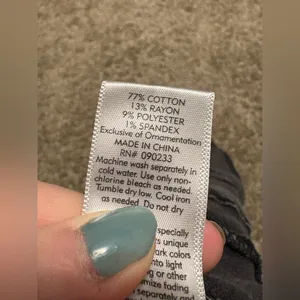 (Pacsun) Black Super High Rise Stretchy Jeggings: Size 26 thumbnail 5