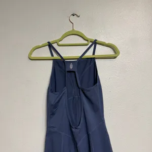 Free People Bluemoon Side To Side Open Back Active One Piece Jumpsuit Sz S thumbnail 9