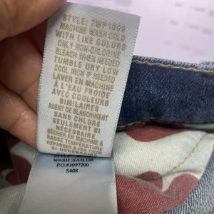 LUCKY BRAND Fluer Easy Rider Denim Women Sailor Jeans Sz 8/29 Mid‎ Rise Whiskers thumbnail 12