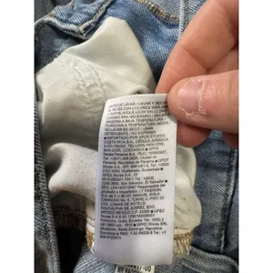 Old Navy Women‎ Size 10 Petite Mid Rise Baggy Wide Leg Denim Jeans Hippie Boho thumbnail 12