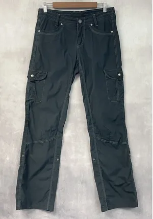 KUHL Womens Cargo Pants Size 8 Regular Gray Stretch Straight Leg Hiking Outdoor thumbnail 1