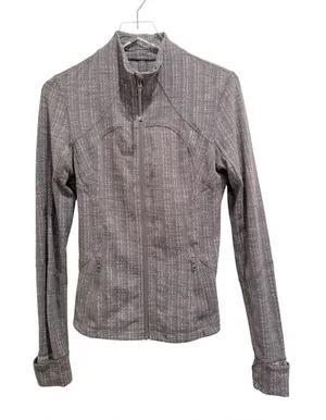 LULULEMON‎ Forme Jacket Cuffins Ziggy Wee October Angel Wing Grey thumbnail 1