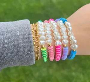 Purple Handmade Pearl Bracelet thumbnail 4