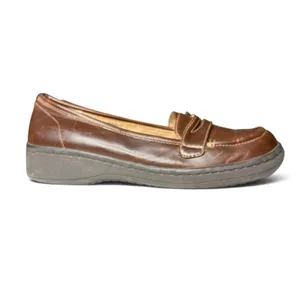 Vintage 90s Y2K Mudd Loafer Shoes Brown Womens Sz 8M Babydoll Dark Academia thumbnail 4