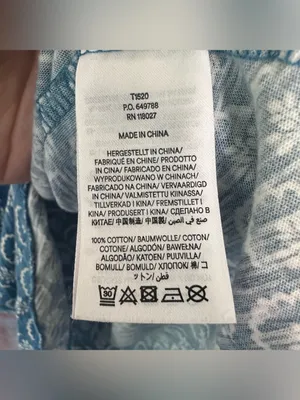 Boden Cardigan Button Up Shirt Knit Women’s 6 Blue Pattern Cotton Lightweight thumbnail 6