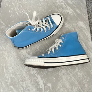 Converse Chuck 70 Vintage Canvas Hi-Top sneaker in University Blue- Woman’s 6 thumbnail 2