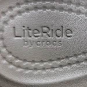 Crocs Brooklyn Low Wedge Sandals Size 8 Mushroom LiteRide Slingback Two Strap thumbnail 8