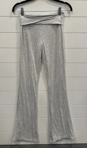 Tic Toc Light Gray Fold-Over Waist Lounge Pants thumbnail 1