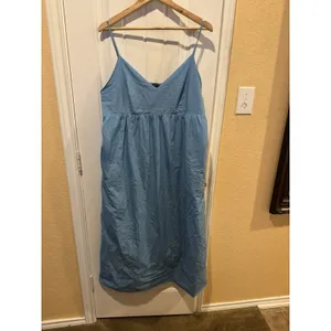Quince Organic Cotton Midi Dress L thumbnail 2